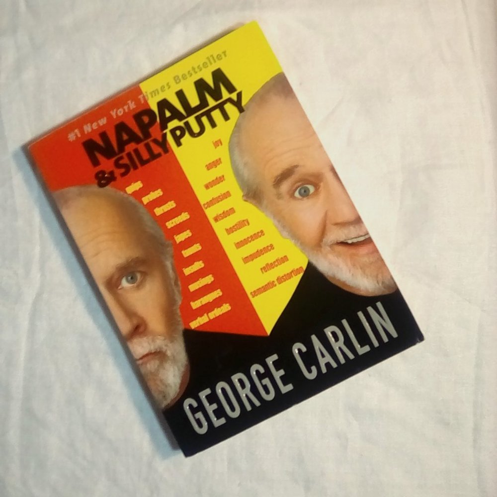 New George Carlin paperback book Napalm & Silly Putty